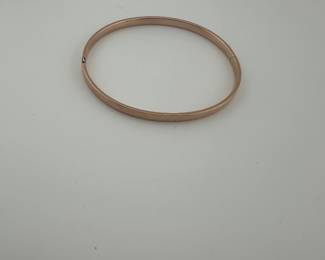 14K Rose Gold Bangle
