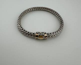 John Hardy 18k Sterling Dot Bracelet