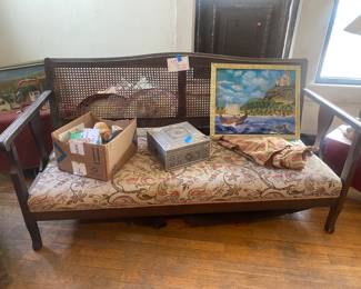 Sofa and rocking chair only $25 for both! Project piece. 