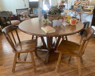 Ranch Oak dining set 