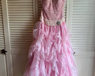Pink Quinceanera or prom dress
Worn once
Asking $75