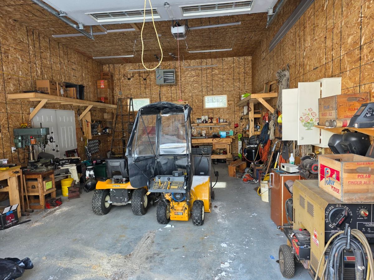 Cub Cadet Riding Lawn Mower, Cub Cadet 2- Stage Snow Blower, Drill Press, Welder