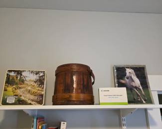 Wooden Pail, Books, Japanese doll