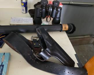 Binoculars, Gun Holster, WD40