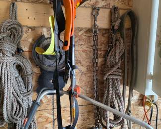 Rope, Weed Wacker, Chains