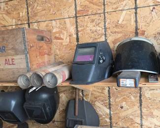 Welder Helmet, Grease Tubes