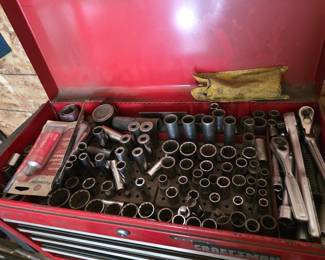 Tool Chest with Tools, Sockets