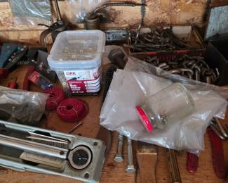 Oil Can, Screws, Torque Wrench