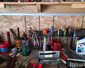 Workbench tools, Drill Bits, Wrenches