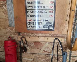 Garage/Shop Sign