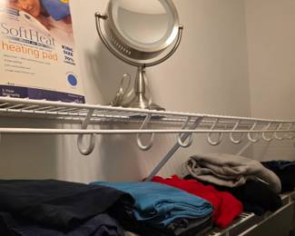 Makeup mirror, Heating pad, Mens shirts XL-XXL