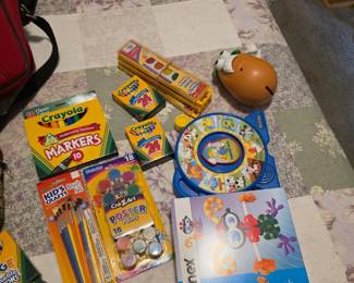 Art supplies, Crayola, Mr Potato Head, Speak and Say