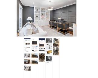 Crate & Barrel Oxford Black Lateral File Cabinet