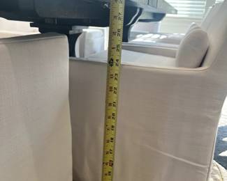 Restoration Hardware "Low Belgian" Slipcovered Dining Chair