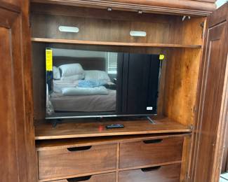 Ethan Allen Solid Wood Armoire / TV / Storage