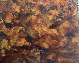 Vintage Hollywood Regency Resin/ Gilt Coffee Table