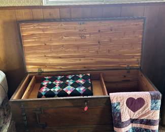 Vintage cedar chest 