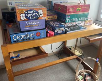 Games, puzzles and puzzle table 