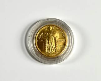 2016 Walking Liberty Quarter Centennial Gold Coin
