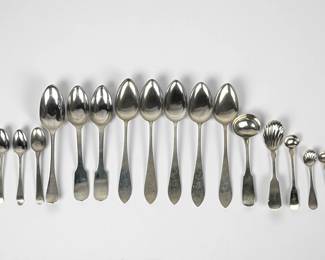 Group of Coin Silver Spoons
