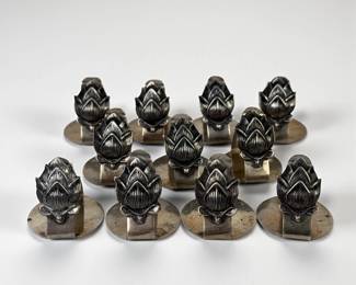 (11pc) Sterling Silver Card Holders
