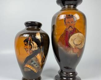 2 Rich Wisecarver Pottery Vases

