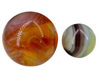 (2) Vintage Marbles (A)
