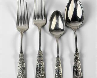 (67pc) Gorham Sterling Fontainbleau Flatware Set
