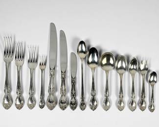 (217 pc) Gorham Melrose Sterling Silver Flatware Set
