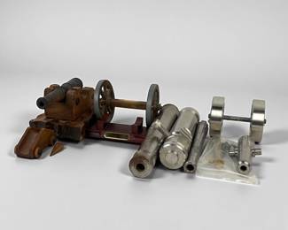 (5) Vintage Cannon Barrels & Parts
