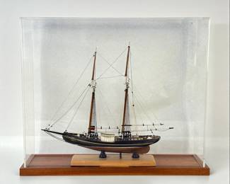 Gloucester Fishing Schooner Myrtle Anne Model Ship
