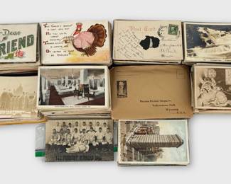 Large Group of Antique Postcards
