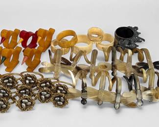 Group of Vintage Napkin Rings
