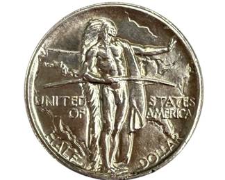 1926 Oregon Trail Silver Half Dollar

