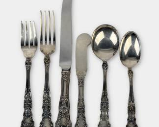 (72pc) Gorham 'Buttercup' Sterling Flatware Set
