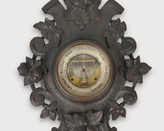 Antique Black Forest Aneroid Borometer
