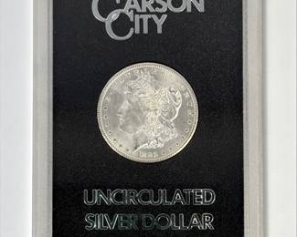 1882 CC Uncirculated Morgan Silver Dollar
