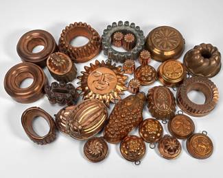 Group of Copper Molds
