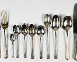 (226pc) International Sterling Silver Pine Tree Flatware Set
