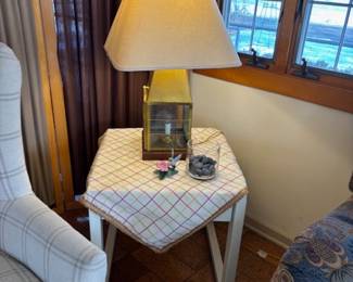 Table, Brass Lamp