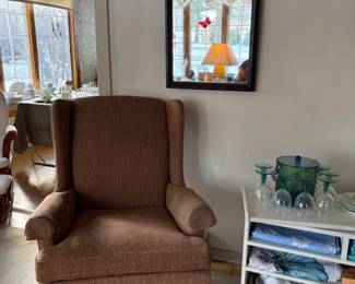Wing Chair, Mirror