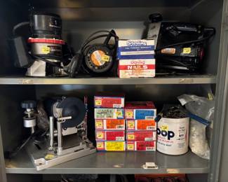 Jigsaw, Routers, Cable Ties, Nails