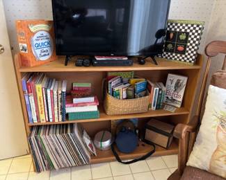 Records, TV, Cook Books