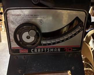 10" Craftsman Table Saw
