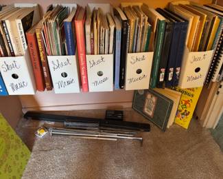 Sheet Music/Stand, Violin Bow