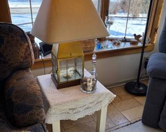 Table, Brass Lamp