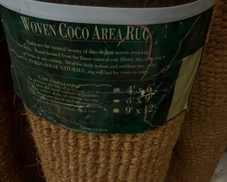 Woven area rugs// sizes 4x6 and 6x9FT