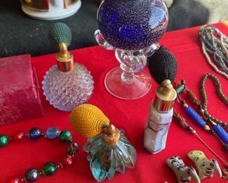 Vintage Perfume Atomizer Bottles 