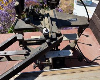 vintage New Hermes Engravograph manual engraving machine