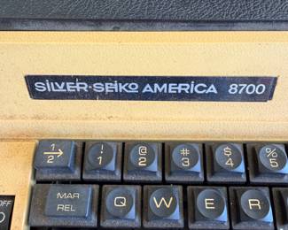 vintage Silver-Seiko America 8700 typewriter
